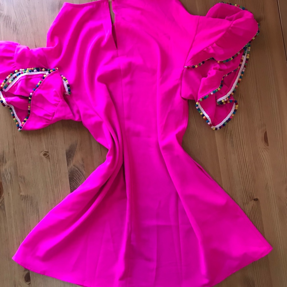 Hot Pink Dress - Picture 3 of 5